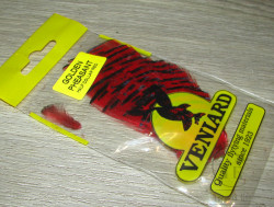 Золотой фазан ( шея ) 1/2 Golden Pheasant Tippet Half Collar Red Veniard  