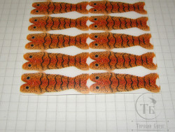 Спинки креветок Shrimp Shell Skeleton MD 12 pcs Orange
