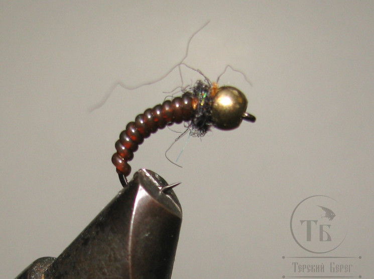 Муха нимфа Scud ( 24 ) GH Brown Olive Nymph крючок scud № 12
