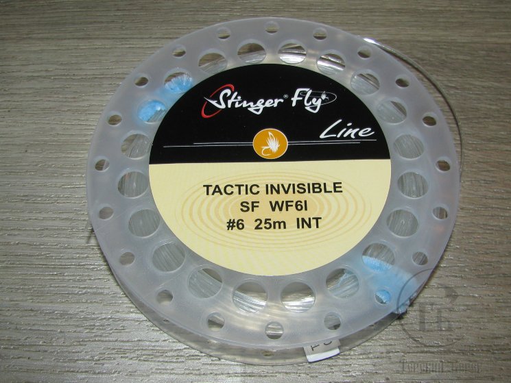 Шнур одноручный интермедиальный Tactic Invisible SF WF6i #6 25m Stinger  Fly