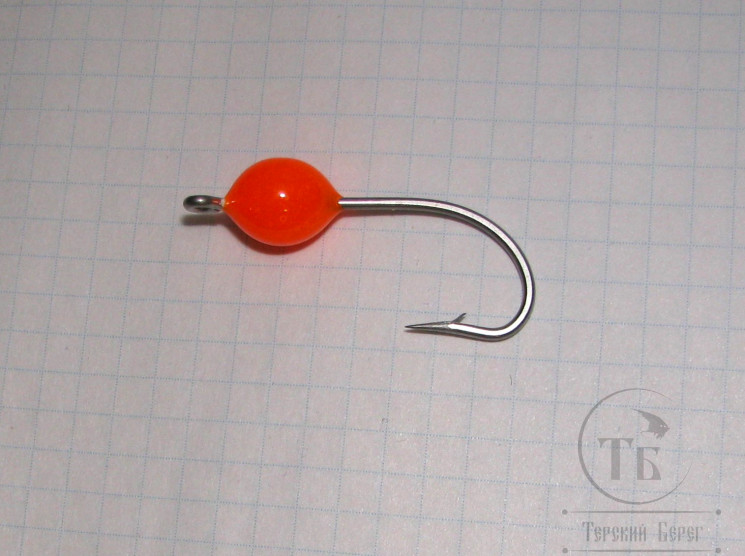 Мормышка горбушевая Umba Orange кр. № 3/0