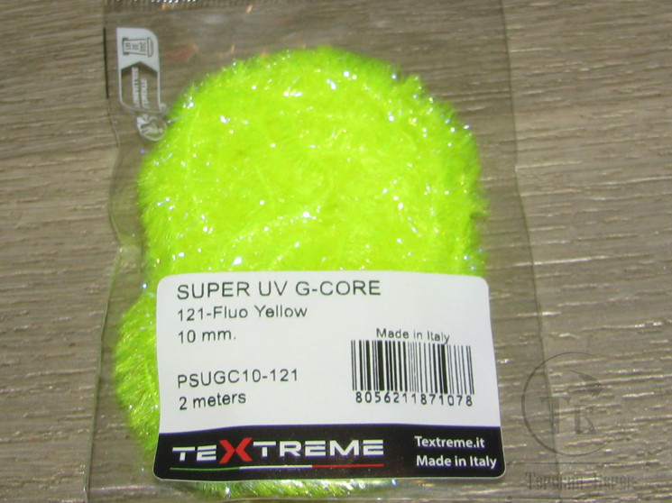 Синель Super G-Core 10 мм. Fl. Yellow Textreme