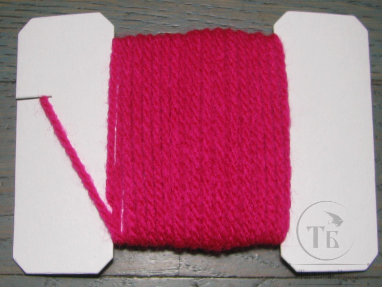 Трёхпрядная шерстяная нить ( 5 м ) 3 ply yarn Fl. Cerize