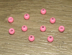 Шарик (головка) диам. 6,3 мм латунь Salmon Pink (10 шт) 