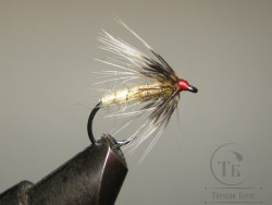 Муха Soft Hackle ( 6 ) RH Badger Golden Cream кр. Em. № 10