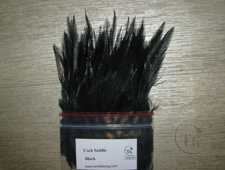 Перья седла петуха Cock Saddle Pr. Black