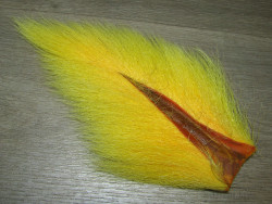 Хвост оленя средний / Bucktail Medium Lt. Yellow Sunburst