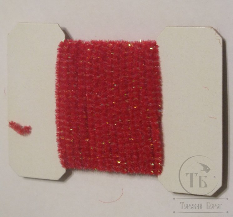Синель Wooly Bugger Chenille Small Red