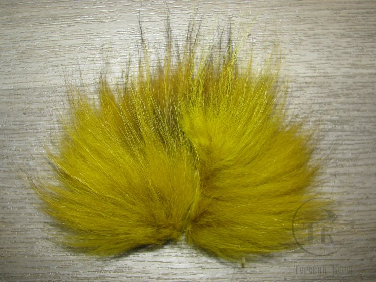 Шкура енота  (пред хвостовая часть) Raccoon Tanuki  Yellow Banana