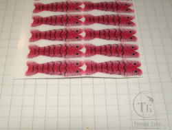 Спинки креветок Shrimp Shell Skeleton SM 16 pcs Pink
