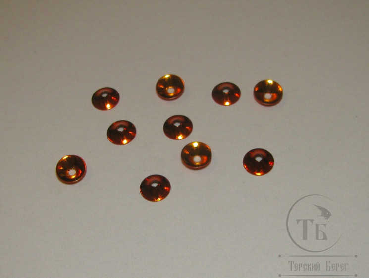 Конус ( турбо диск ) 8 мм 10 шт Metallic Orange