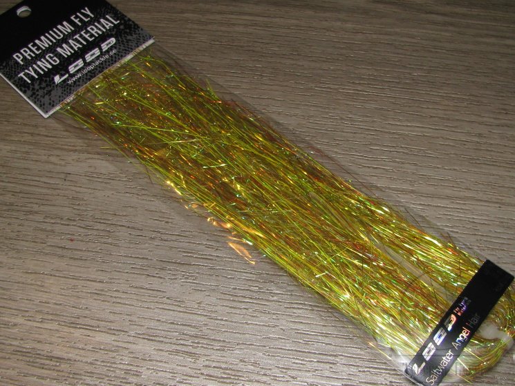 Плоский люрекс Angel Hair Salt Water Kola Gold 2,0g Loop