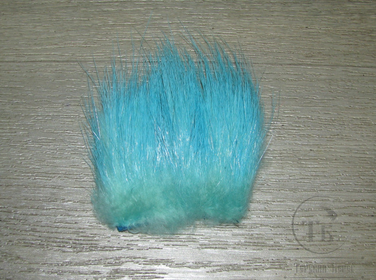 Мех нутрии флюр голубой / Nutria Fl. Silver Doc. Blue