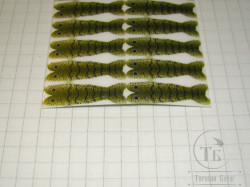 Спинки креветок Shrimp Shell Skeleton SM 16 pcs Olive