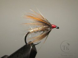 Муха Soft Hackle ( 8 ) RH Gray Gold Ginger кр. Em. № 10
