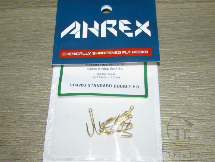 AHREX Standard двойник вязальный золото № 8 (5шт.)