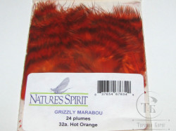 Grizzly Marabou Orange Natures Spirit