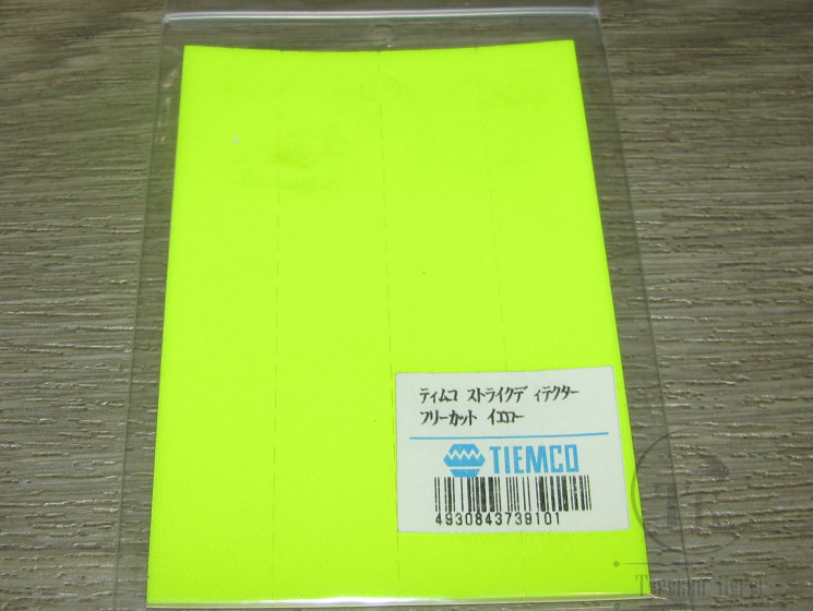 Индикатор поклевки самоклеющ. Strike Detector Free-Cut Yellow TMC