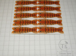 Спинки креветок Shrimp Shell Skeleton SM 16 pcs Orange