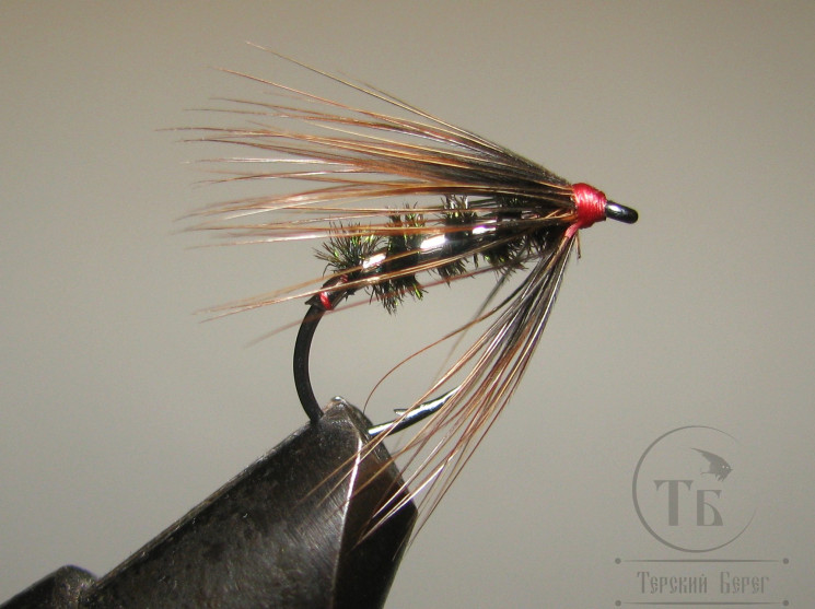 Муха Soft Hackle ( 9 ) RH Peacock Silver Brown кр. F 11 № 10
