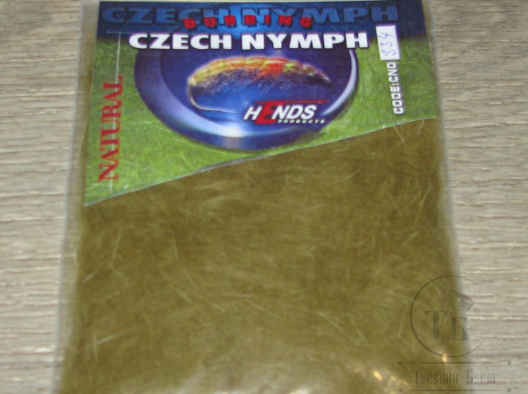 Даббинг Czech Nymph Dubbing Dk. Brown Olive CND-334 Hends