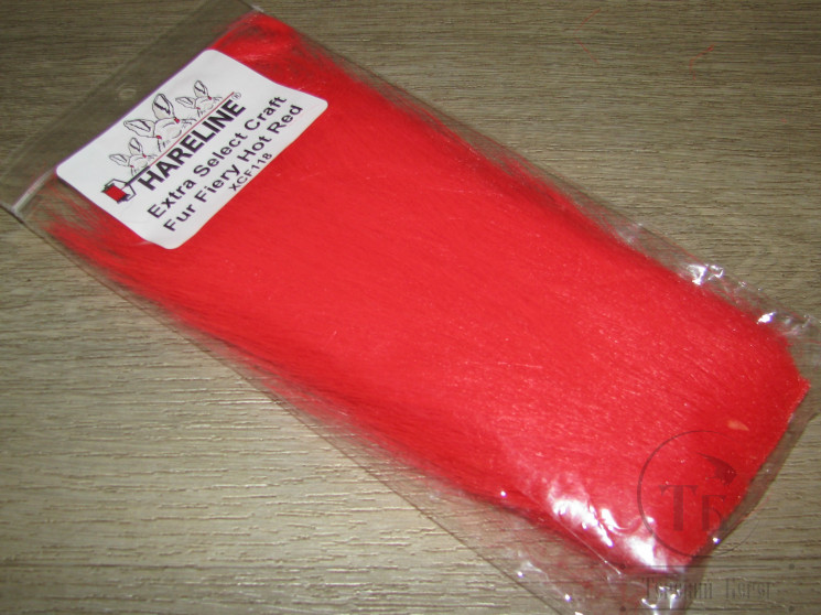 Искусственный мех / Craft Fur Fiery Hot Red Extra Select Hareline