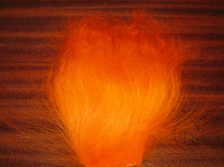 Мех овцы Fur Sheep Orange Long