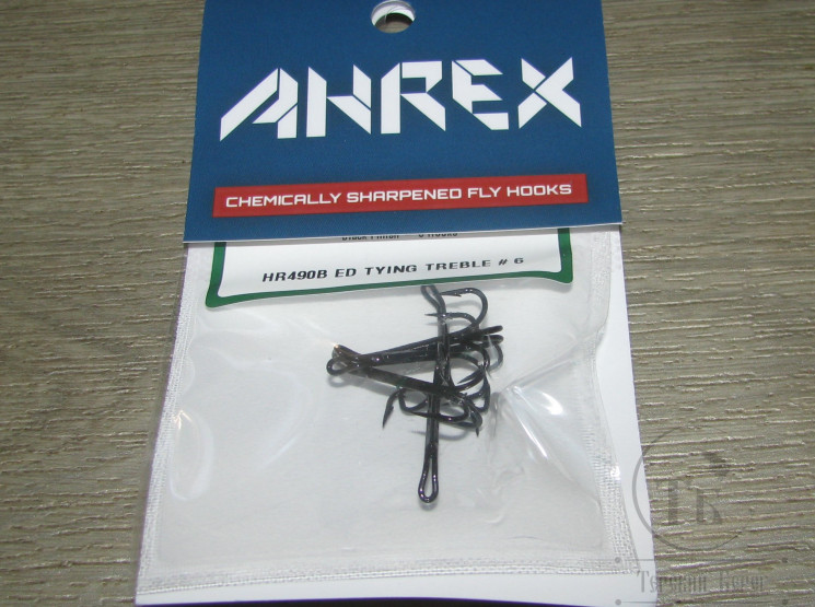 AHREX HR490B тройник вязальный чёрный № 6 ( 5шт. )