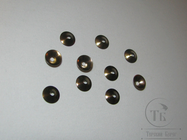 Конус ( турбо диск ) 8 мм 10 шт Metallic Olive