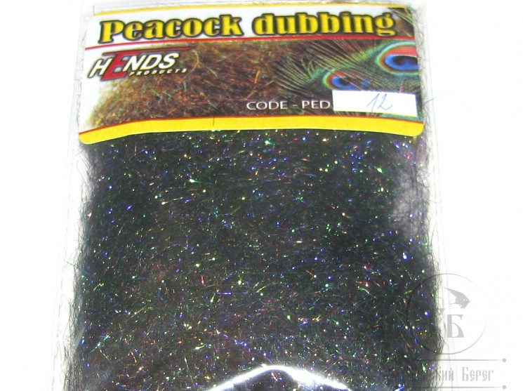 Даббинг Peacock Dubbing Dark Violet / Red Effect PED-012 Hends