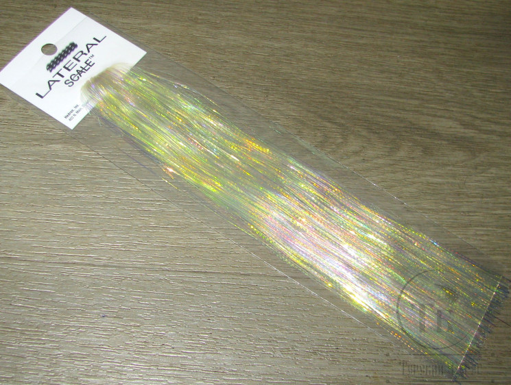 Плоский тисненый люрекс Lateral Dyed Mirage 1/69 Fl Yellow 1741 Hedron