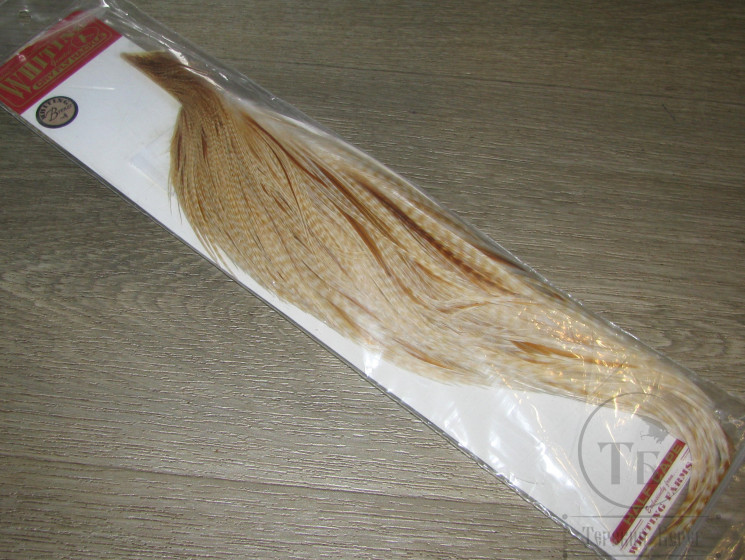 1/2 Скальпа петуха Whiting Dry Fly Bronze Cape Medium Ginger