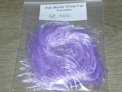 Синель Poly Hackle Lavender 18 mm 5 m