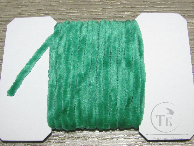 Синель Round Chenille 2,5 mm зелёный \  Green 3 м.