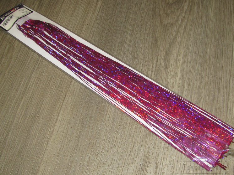 Плоский люрекс Bauer Pike Flashabow Golographic  1/32 Holo Claret Textreme  36 см.