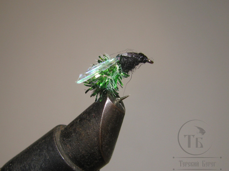 Муха (9) Зелёная муха Green Peacock кр.№ 12 scud