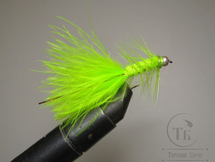 Муха Woolly Bugger Fl. Chartreuse № 10