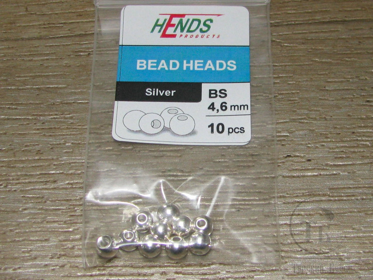 Шарик (головка) диаметр 4,6 мм латунь Silver Hends (10 шт)