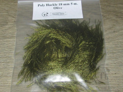 Синель Poly Hackle Olive 18 mm 5 m