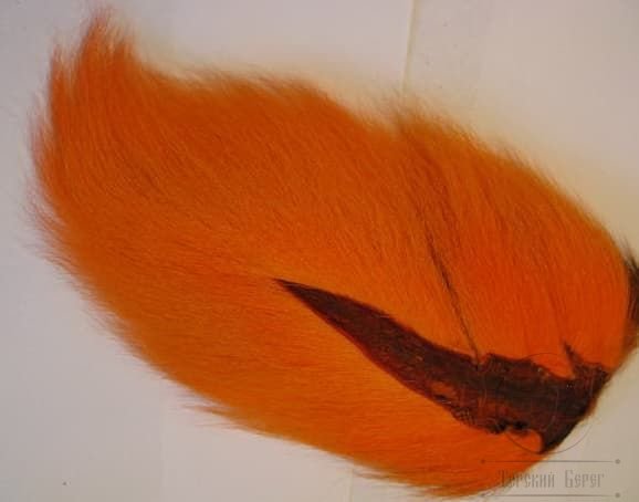 Хвост оленя большой оранжевый / Bucktail Large Orange