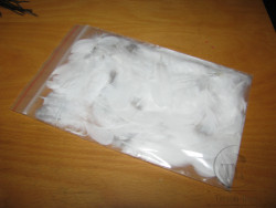 Перо курицы Soft Hackle Fl. White ( распродажа П- 69 )