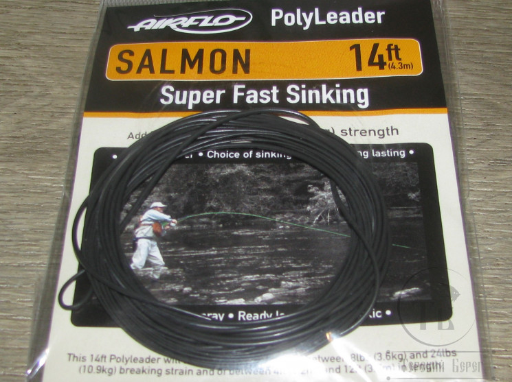 Полилидер 14 ft (4.3 m) Polyleader Salmon 40 lb (10.9 kg) Super Fast Sinking Airflo