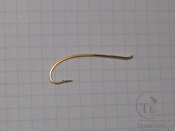 Крючок лососёвый одинарный Daiichi Alec Jackson  Spey Fly Hook # 5  Gold ( 10 шт )